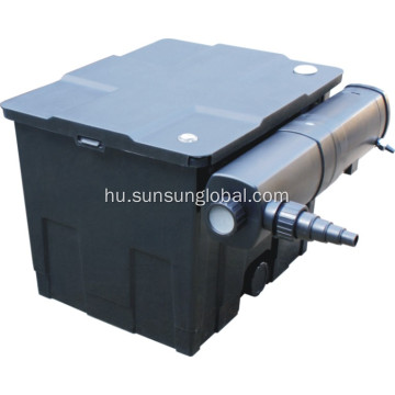 Tószűrő berendezés szűrő vödör UV lámpával